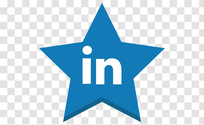 LinkedIn Star Social Media Raster Graphics - Tagged - Linkedin Transparent PNG