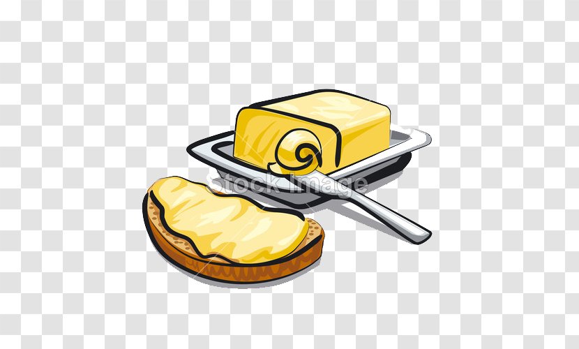 Butter Breakfast Free Content Clip Art - Hand Painted Bread Transparent PNG