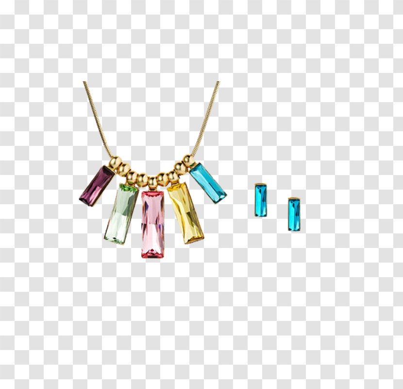 Earring Necklace Jewellery Chain Pendant - Costume Jewelry - Diamond Transparent PNG