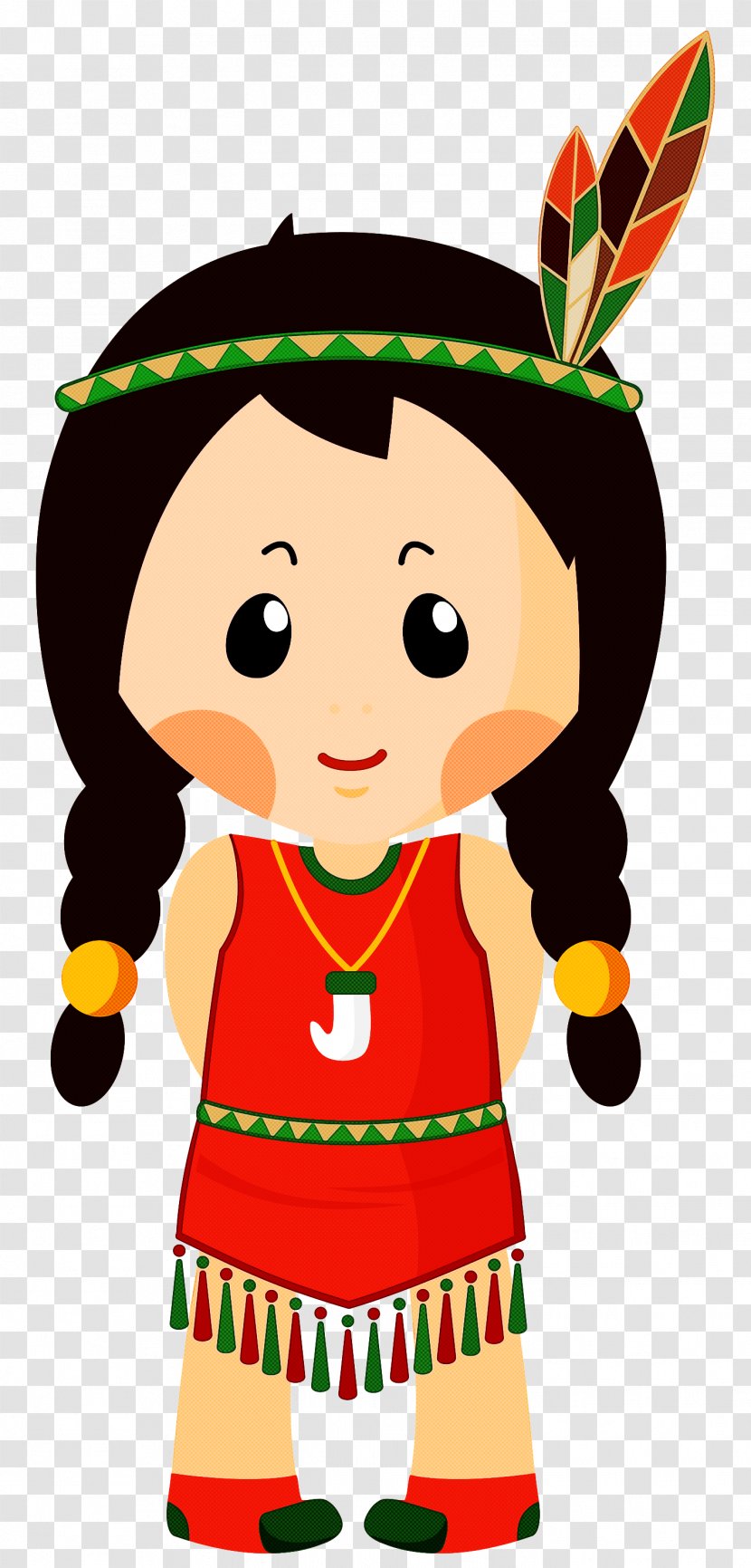 Cartoon Clip Art Fictional Character Brown Hair Happy - Child Transparent PNG