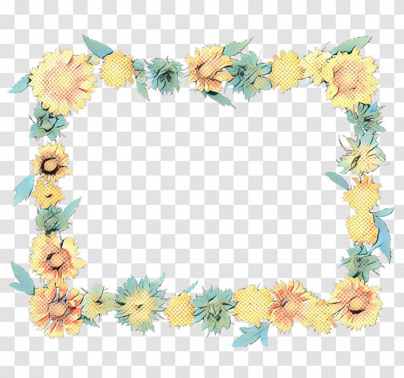 Floral Design Cut Flowers Picture Frames Yellow - Interior Transparent PNG