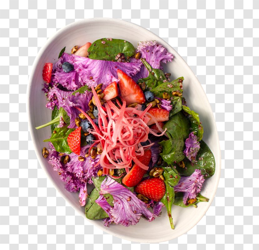 Vegetarian Cuisine Salad Recipe Leaf Vegetable Food - Berry Transparent PNG