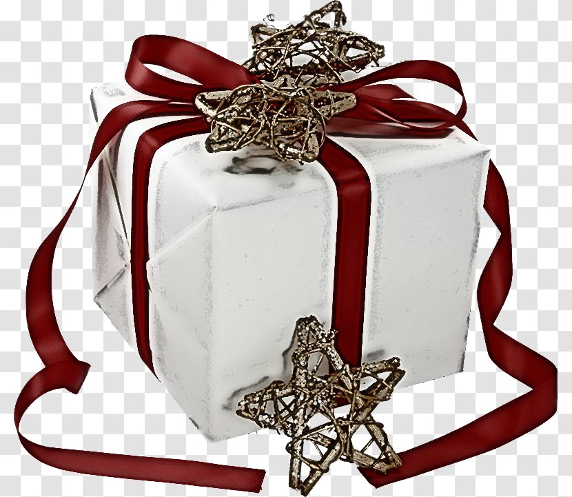 Present Ribbon Bag Gift Wrapping Holiday Ornament - Silver - Hamper Transparent PNG
