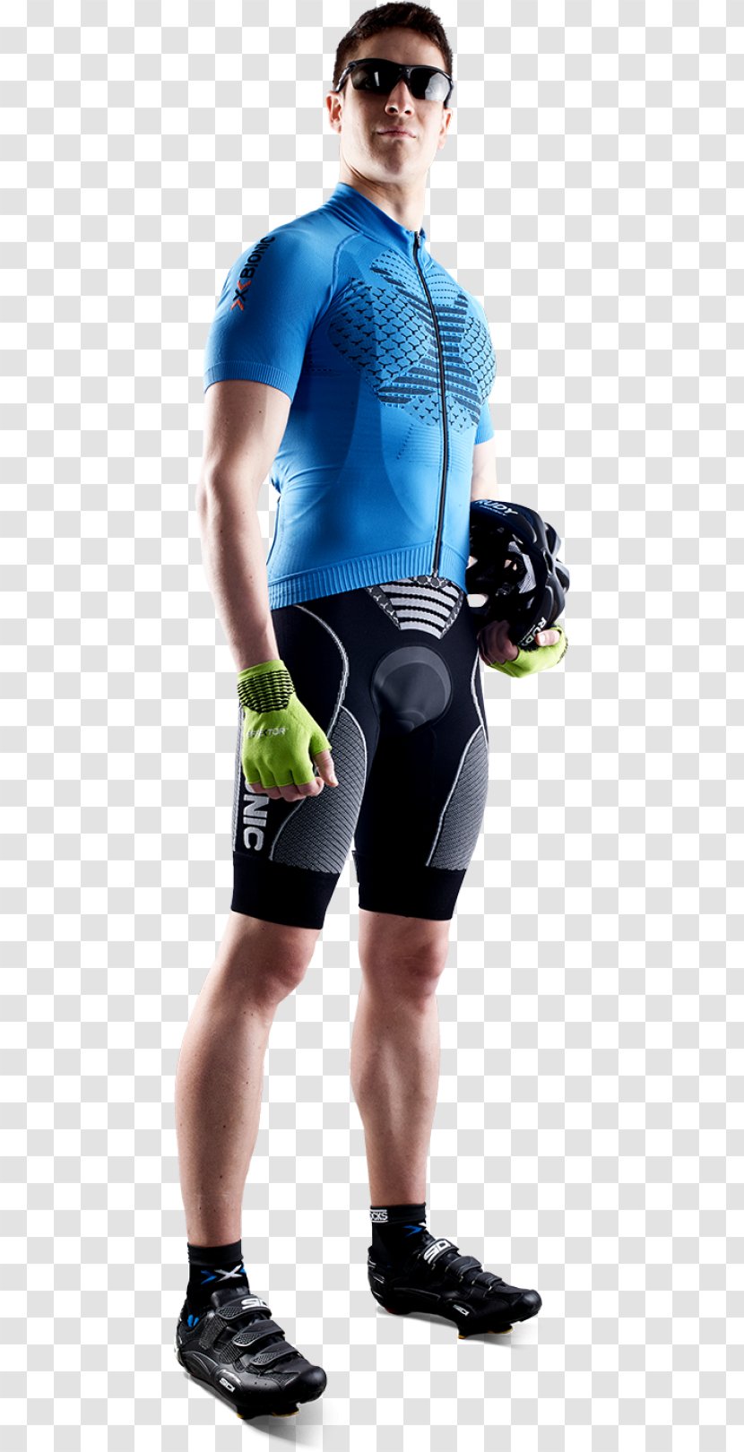 X-Bionic Bib Tight Short Black/anthracite Pants T-shirt Shoe Bicycle Shorts & Briefs - Silhouette - Natural Human Body Temps Transparent PNG