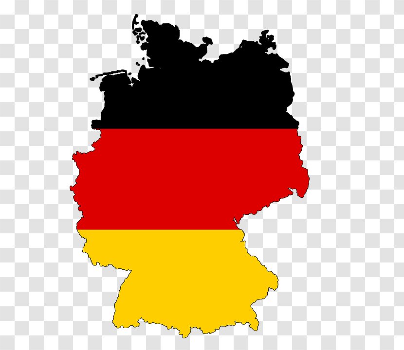 Flag Of Germany Map Austria - World Transparent PNG