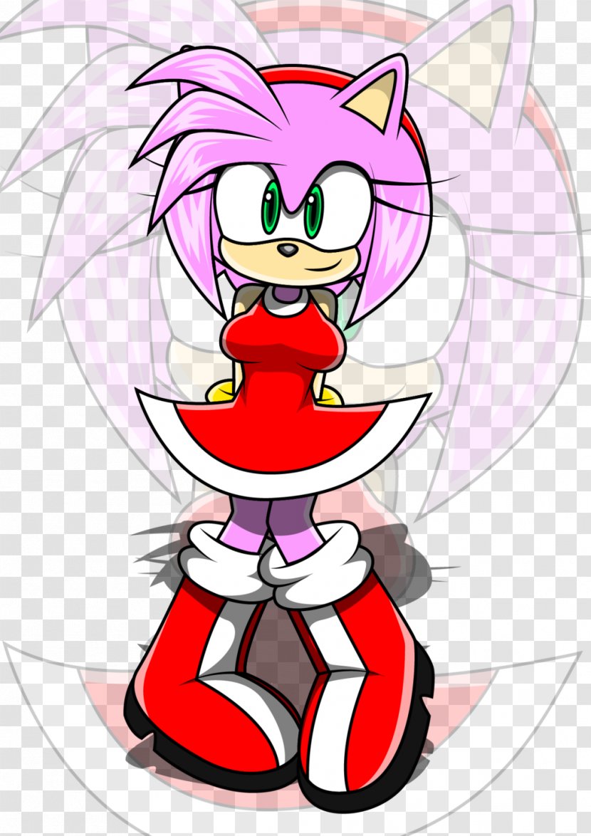 Amy Rose Sonic The Hedgehog Sega Video Game - Cartoon Transparent PNG