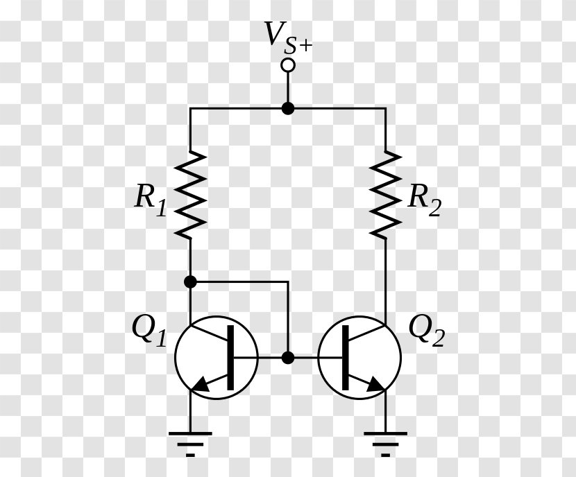 The Art Of Electronics Current Mirror Electric Source Transistor - White - Collector Transparent PNG