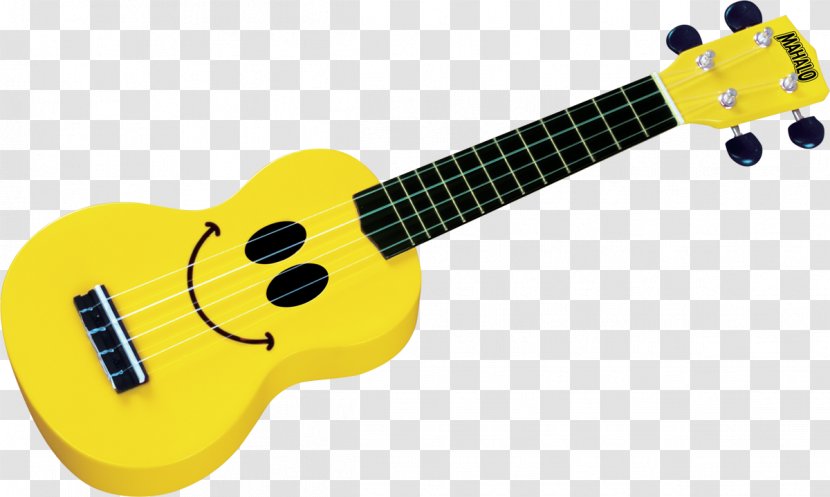 Mahalo U Smile Soprano Ukulele Acoustic Guitar Tiple Cuatro - Heart Transparent PNG