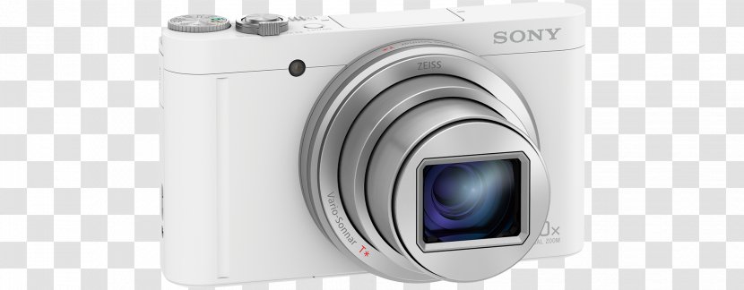 Mirrorless Interchangeable-lens Camera Sony Cyber-shot DSC-WX500 Point-and-shoot Zoom Lens Transparent PNG