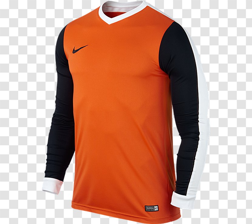 Long-sleeved T-shirt Jersey Safety Orange Transparent PNG