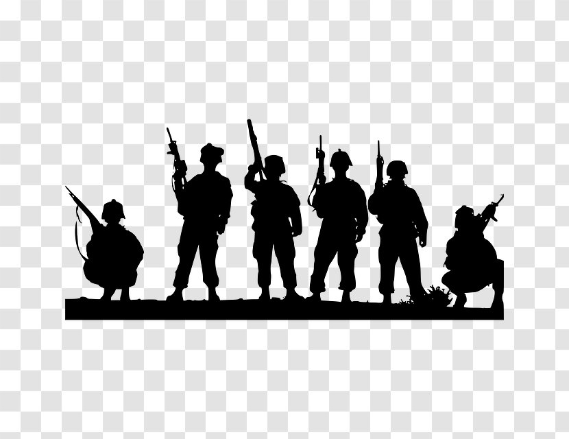 Soldier Military Base Army Silhouette - Tug Of War Transparent PNG
