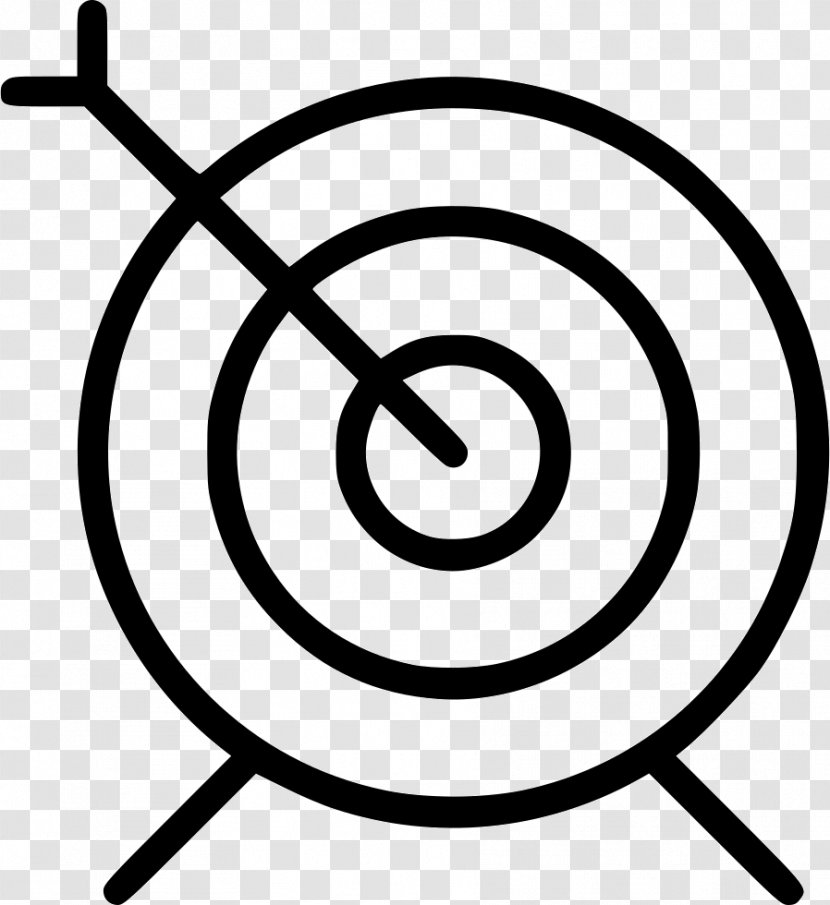 Archery - Bullseye - Target Icon Transparent PNG