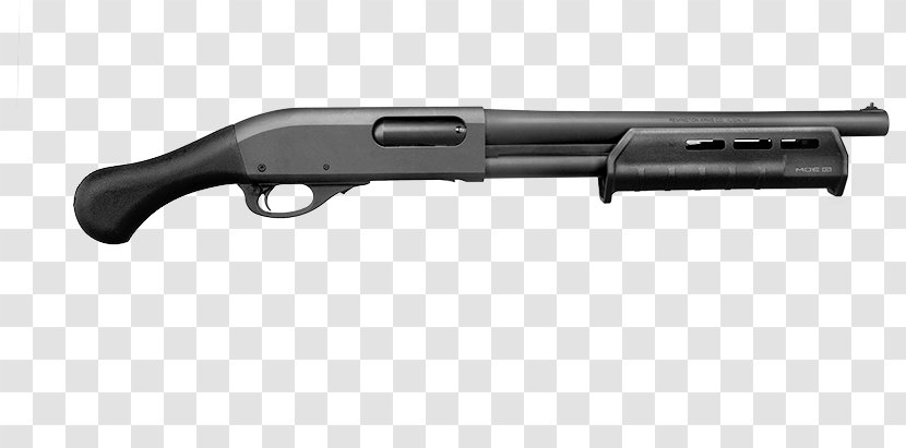 Remington Model 870 Pump Action Firearm Shotgun Magpul Industries - Flower - Silhouette Transparent PNG