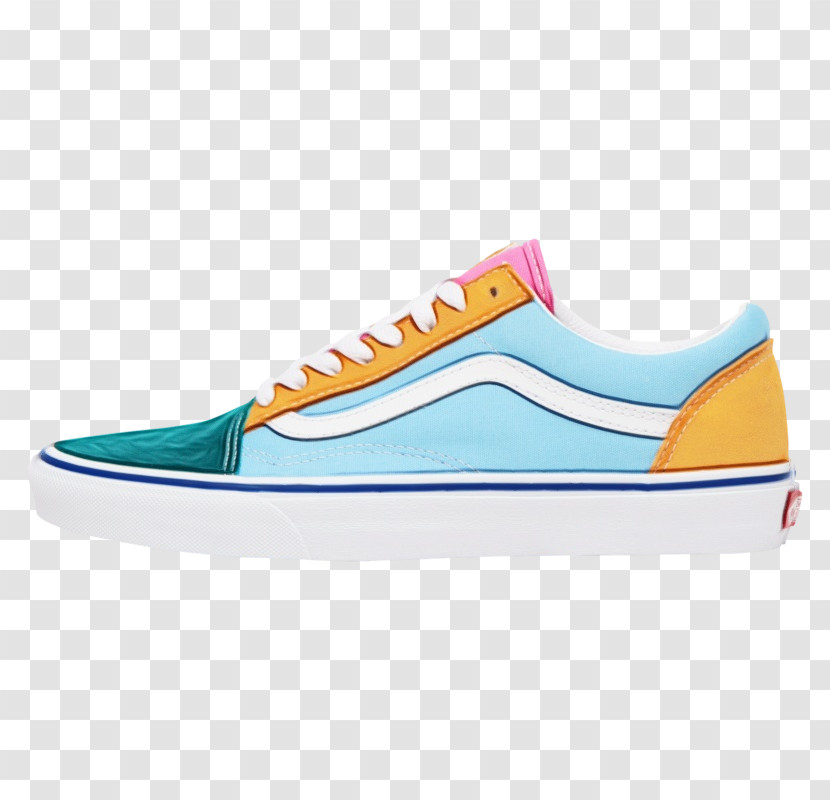 Shoe Sports Shoes Skate Shoe Yellow Aqua Transparent PNG