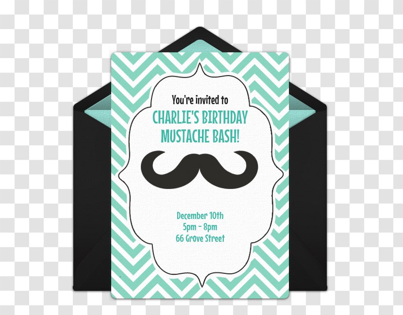 Wedding Invitation Birthday Party Punchbowl.com Anniversary - Waiter - Moustache Transparent PNG