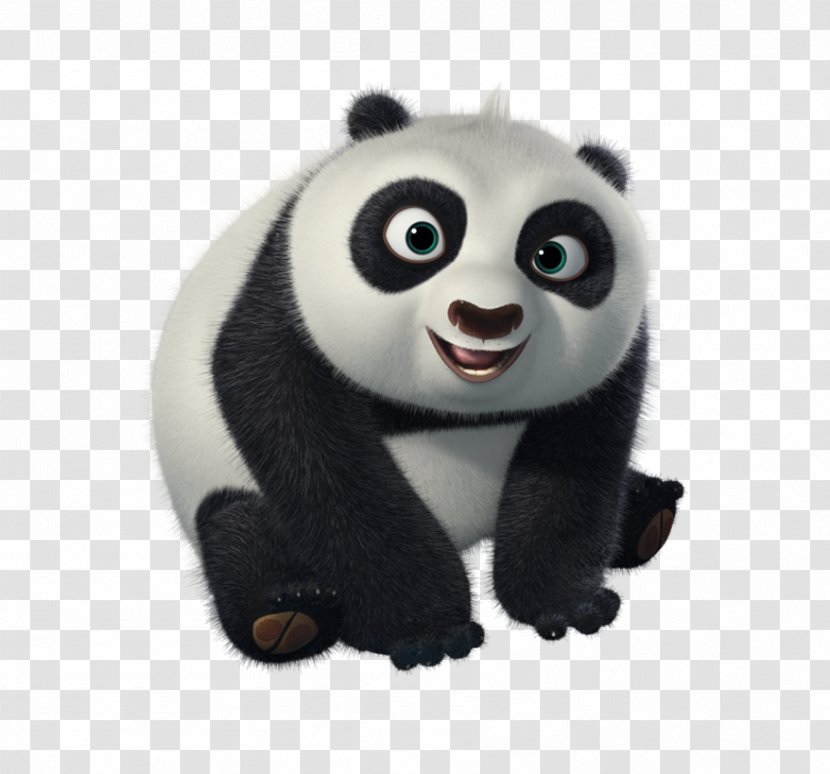 Po Giant Panda Kung Fu Cartoon Transparent PNG