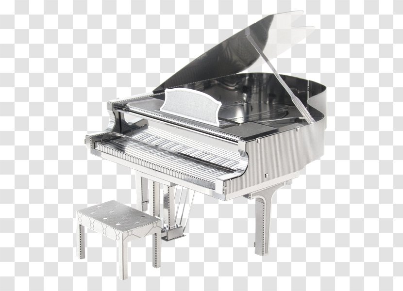 Model Kit Metal Earth Grand Piano - Heart Transparent PNG
