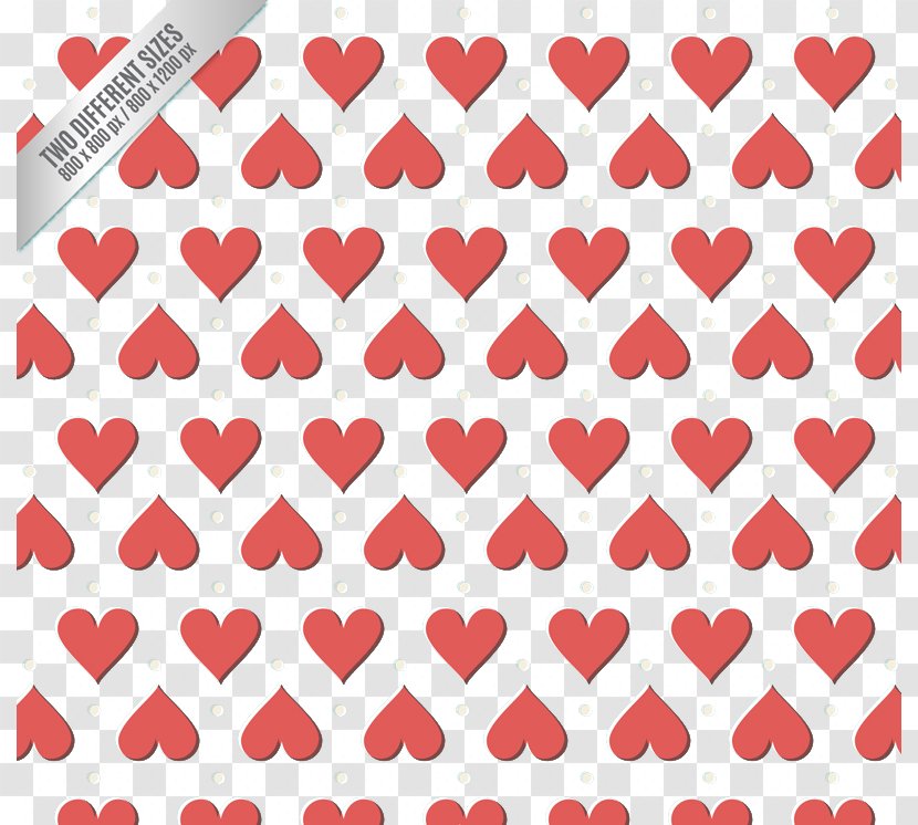 Euclidean Vector Creativity - Heart - Hearts Seamless Background Transparent PNG