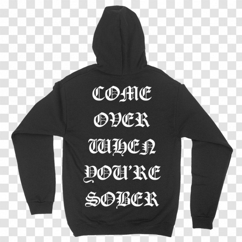 Hoodie T-shirt Come Over When You're Sober, Pt. 1 Sleeve - Hellboy Transparent PNG