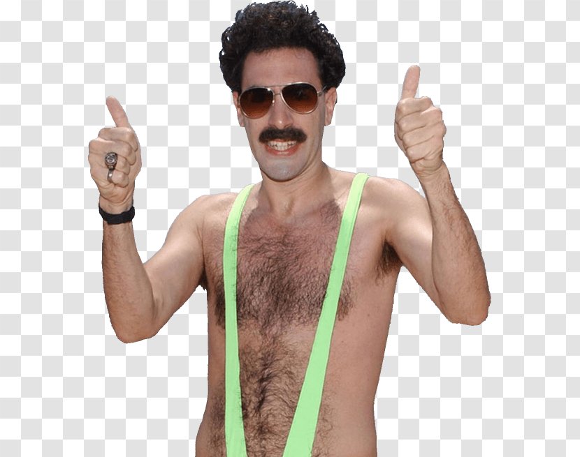 Sacha Baron Cohen Borat Thumb Sling Swimsuit - Silhouette - Male Tide Transparent PNG