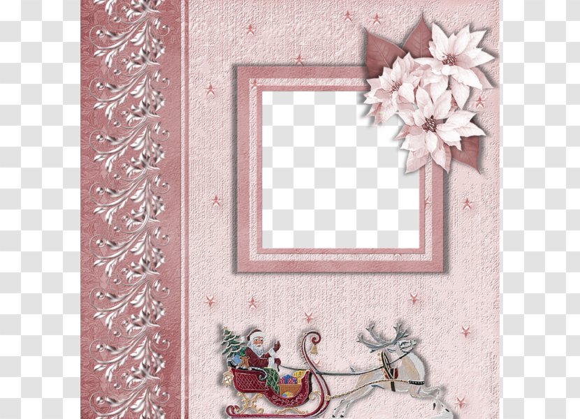 Christmas Picture Frame Scrapbooking - Photography - Pink Pictures Transparent PNG