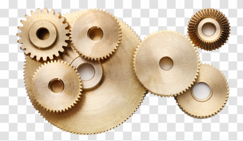 Gear Machine Mechanical Engineering - Metal Parts Transparent PNG