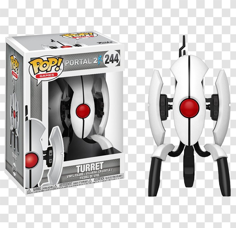 Portal 2 Funko Collectable Video Games - Technology - Turret Transparent PNG