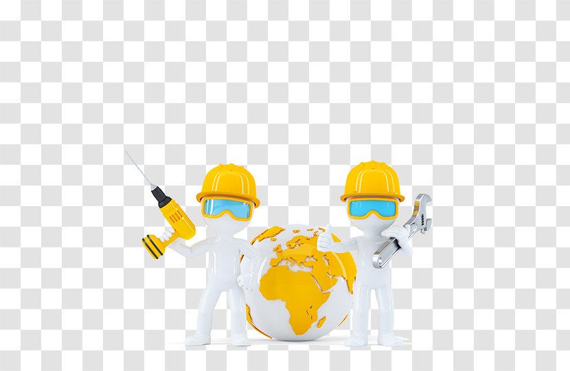 Yellow Hard Hat Personal Protective Equipment Headgear Toy - Construction Worker Transparent PNG