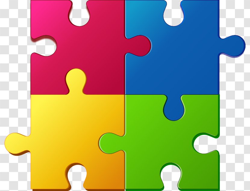 Jigsaw Puzzle Clip Art - Linking Cliparts Transparent PNG