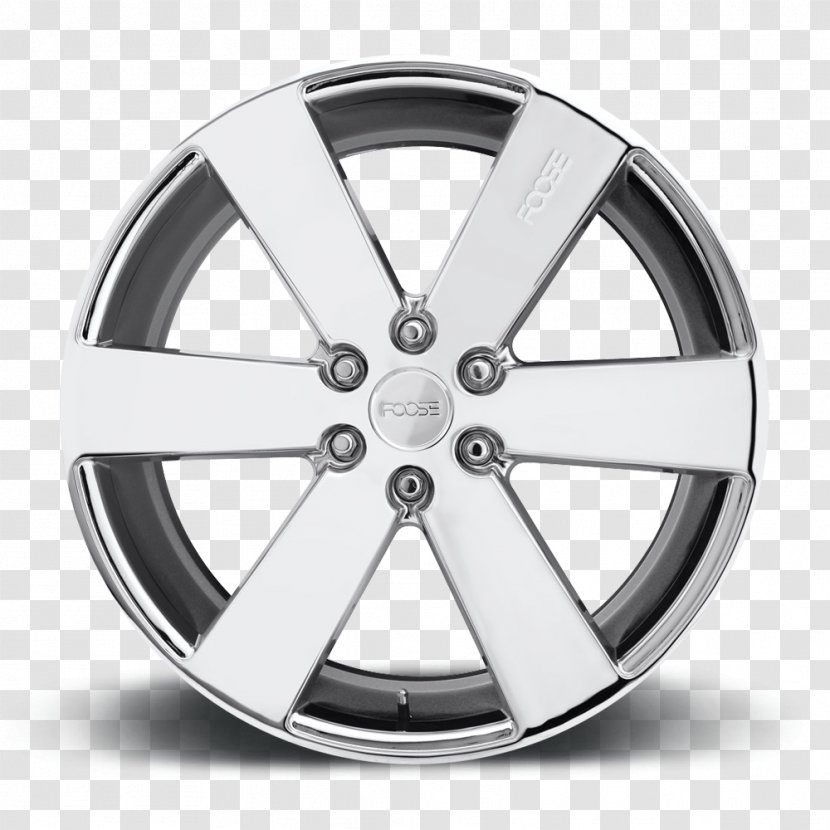 Alloy Wheel Rim Spoke Custom - Chrome Transparent PNG