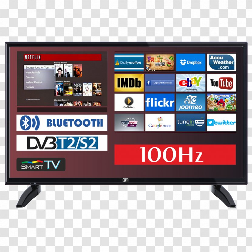 Television Set Smart TV 1080p LED-backlit LCD - Tv Transparent PNG