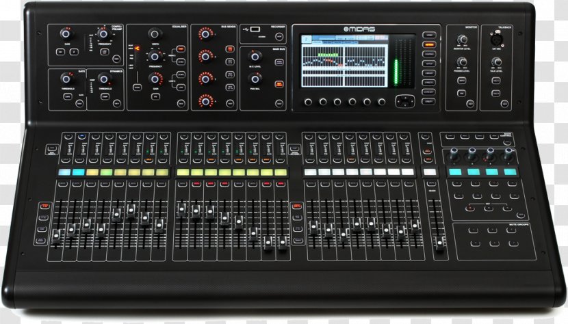 Digital Mixing Console Audio Mixers Midas Consoles M32 Recording Studio - Professional - Digico Transparent PNG