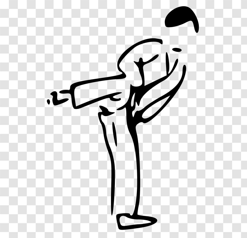 Martial Arts Karate Kick Clip Art - Joint Transparent PNG