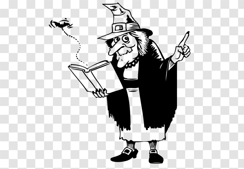 Book Witchcraft Reading Clip Art - Witch Transparent PNG