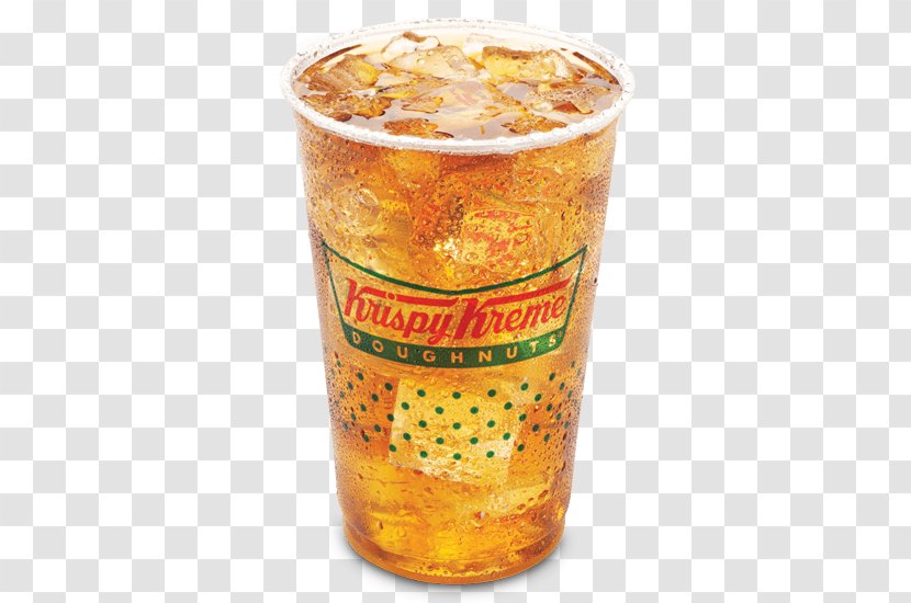 Donuts Iced Tea Coffee Highball - Pint Glass Transparent PNG