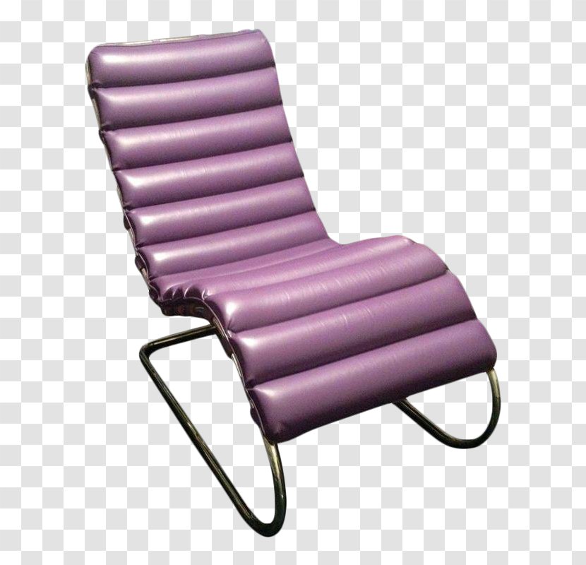 Chair Chaise Longue Armrest Garden Furniture - Purple Transparent PNG
