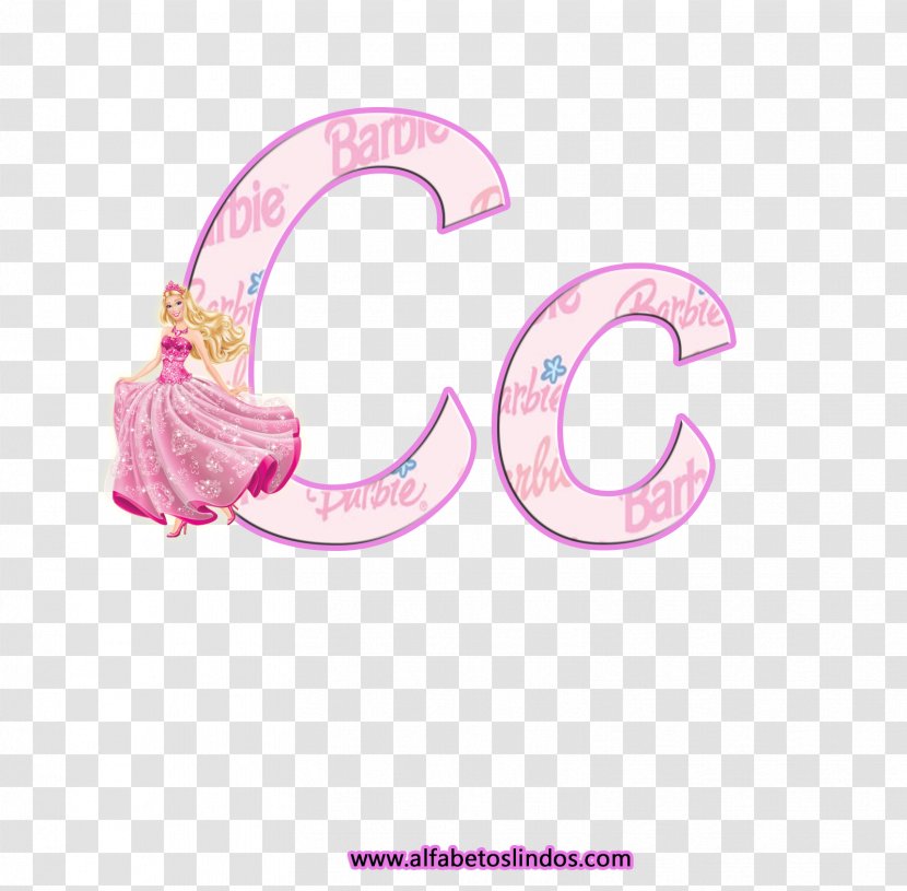 Alphabet Barbie Letter Symbol Font - Jewellery - Rosa Transparent PNG