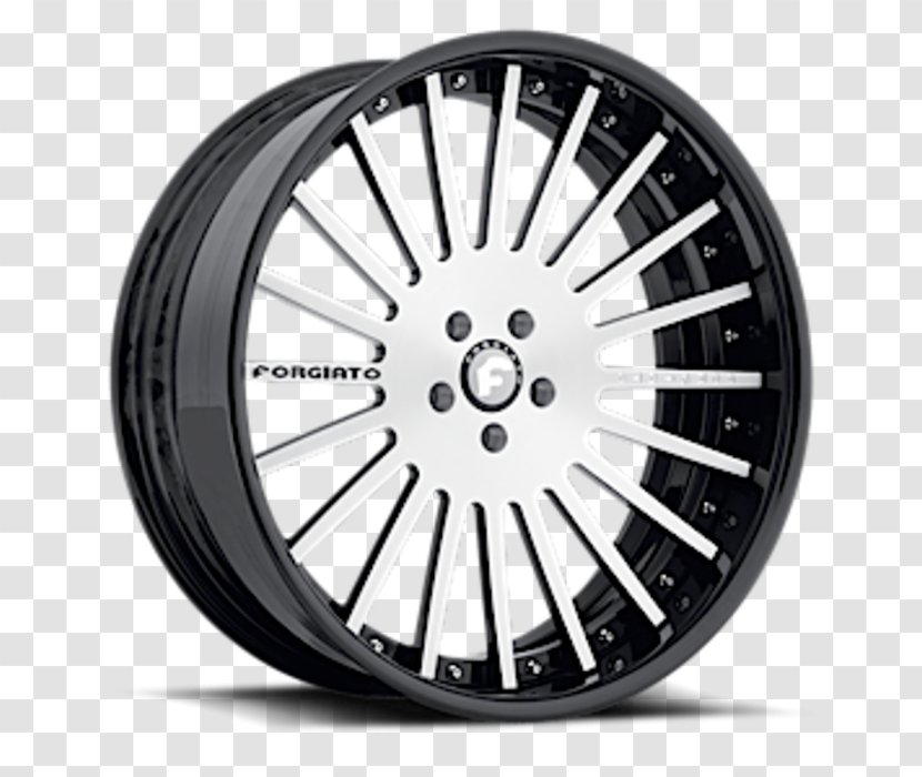 Forgiato Wheel CARiD Tire Chrome Plating - Auto Part - Spoke Transparent PNG