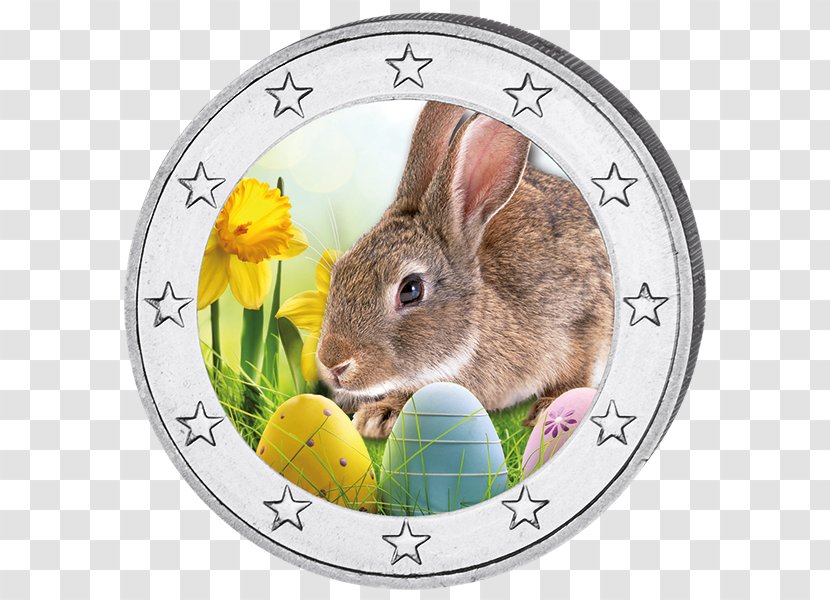 2 Euro Commemorative Coins Coin - Rabits And Hares Transparent PNG
