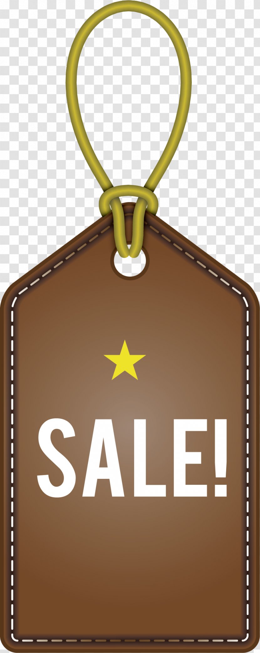 Discounts And Allowances Tag - Symbol - Yellow Rope Label Transparent PNG