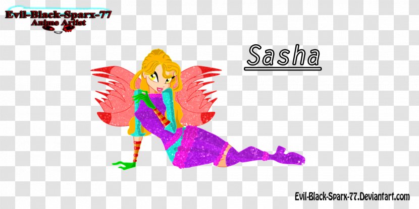 Alfea Art Magic Fairy Logo - Pink - Sasha Banks Hair Colour Transparent PNG
