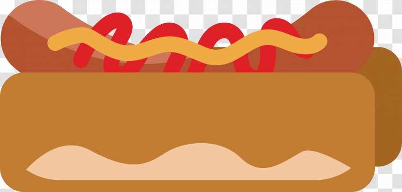 Hot Dog Bun Hamburger Fast Food KFC - Text - Vector Transparent PNG