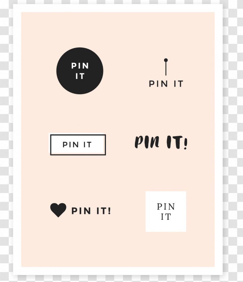 Pin Badges Button WordPress - Squarespace Transparent PNG