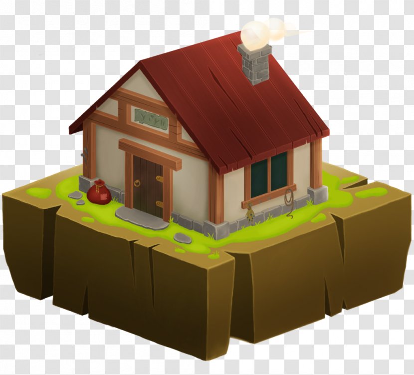 House Property Toy - Facade - Isomatric Houses Transparent PNG