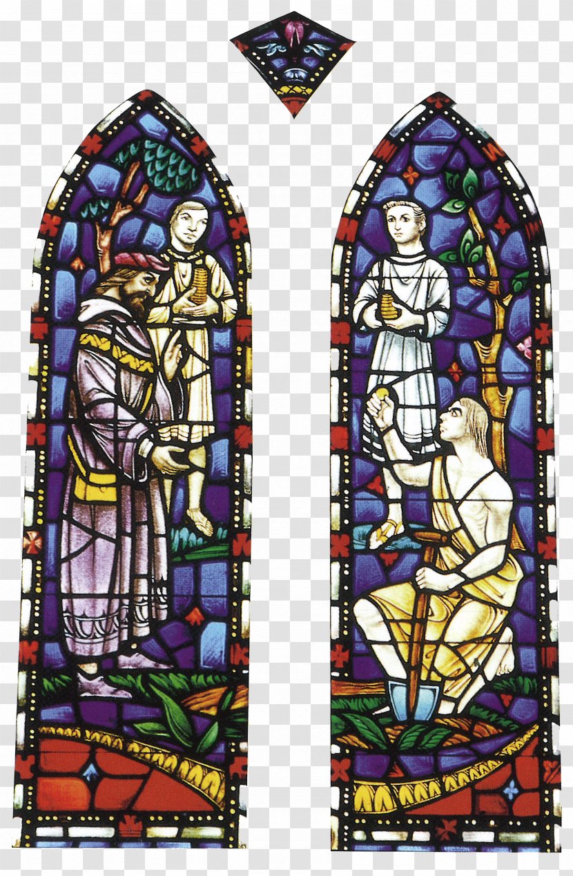 Stained Glass Pattern - Parable Talents Transparent PNG