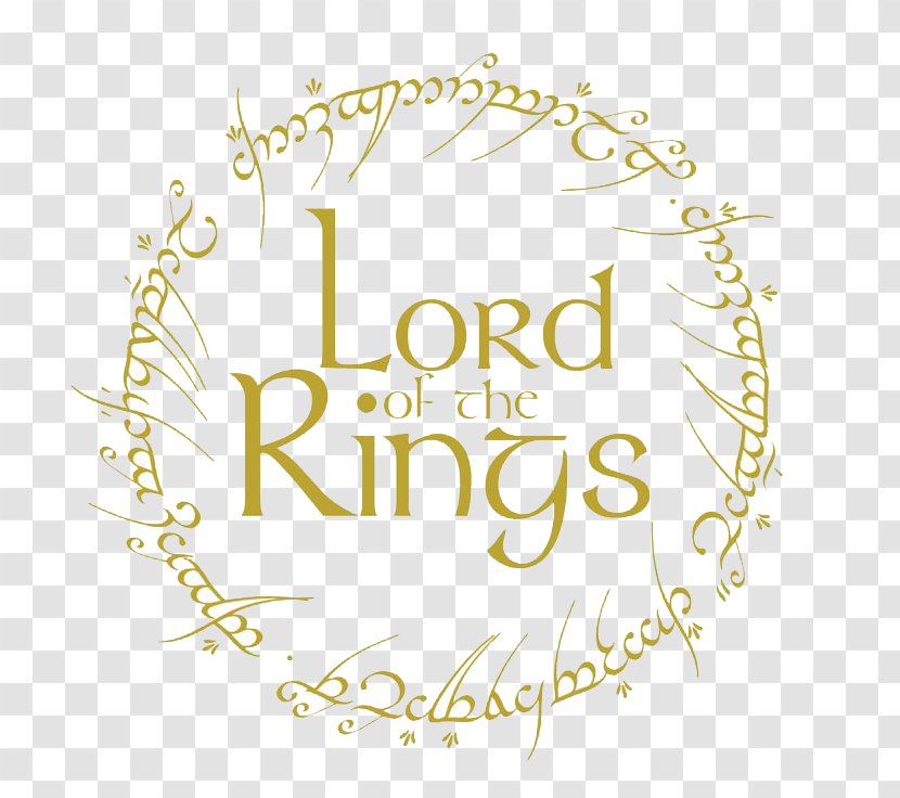 The Lord Of Rings Logo Arwen Isildur - Fellowship Ring - Image Transparent PNG