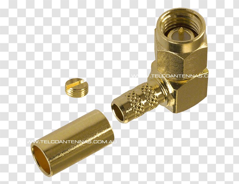 Brass 01504 Amphenol Tool RF Connector Transparent PNG