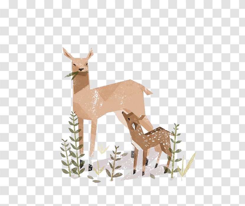 Drawing Illustrator Art Illustration - No - Deer Transparent PNG