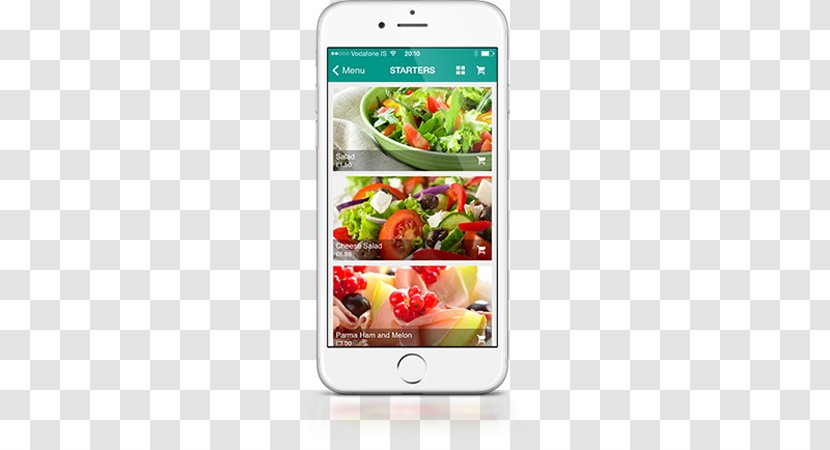 Smartphone Mobile Phones Restaurant Retail Computer Software - Phone - Menu App Transparent PNG