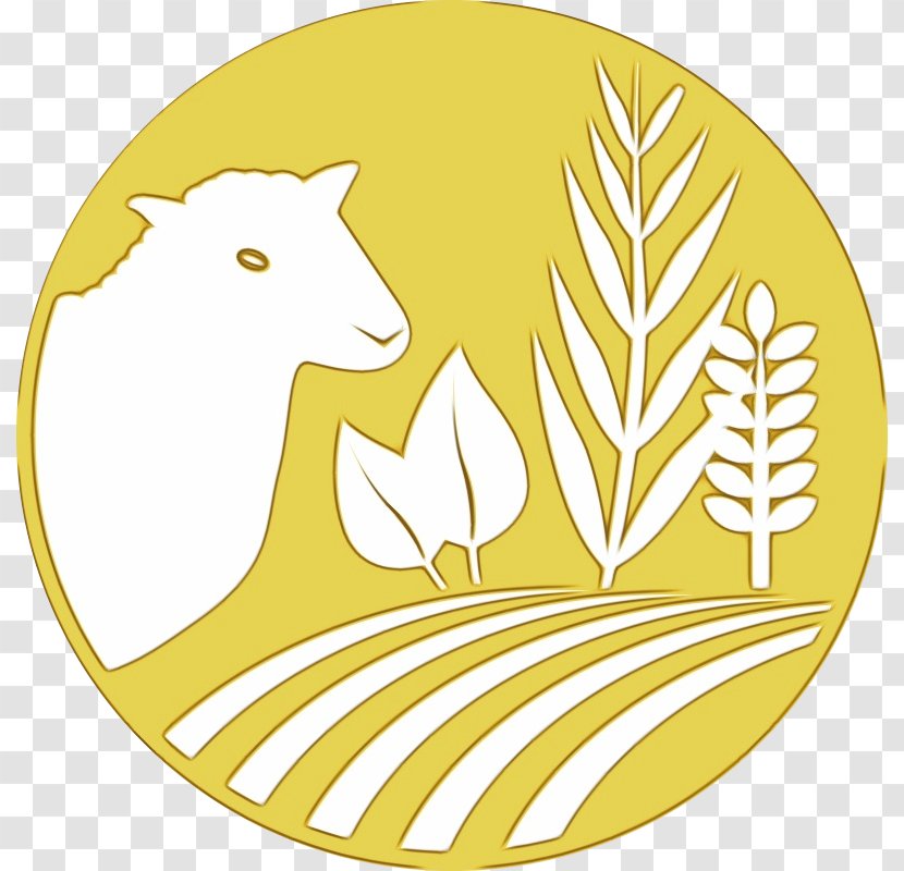 Yellow Leaf Emblem Clip Art Symbol - Logo Wildlife Transparent PNG